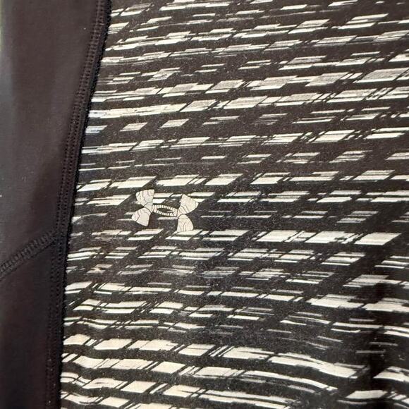 Under Armour HeatGear No-Slip Waistband Activewear Capris Womens Medium Leggings - Picture 3 of 9